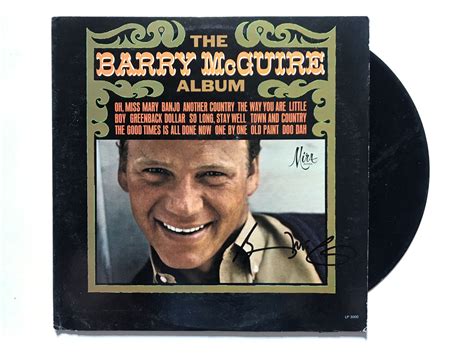 Barry McGuire Signed Autographed "The Barry McGuire Album" Record Albu ...