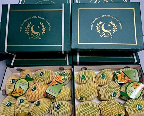 Pakistan High Commission presented Chaunsa mangoes from the President ...