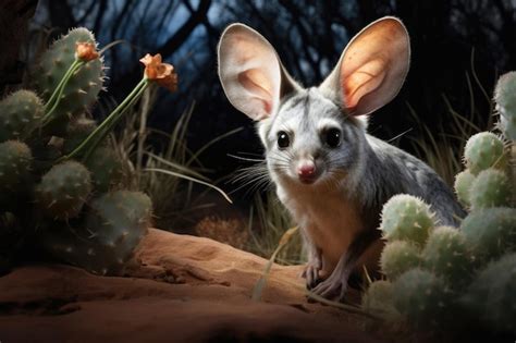 Premium Photo A Bilby A Nocturnal Marsupial Foraging For Food In The