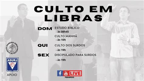 Culto Em Libras 21 08 2022 YouTube