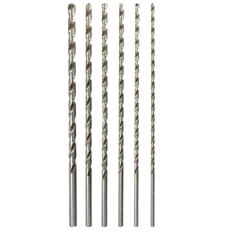 Extra Long Hss Straight Shank Auger Twist Drill Bit Set Mm Diameter