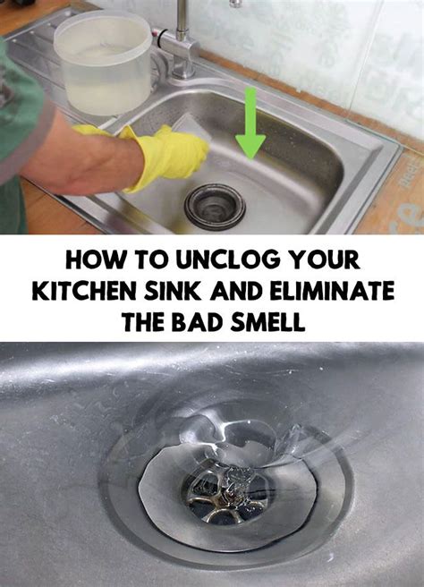 How To Unclog Your Kitchen Sink And Eliminate The Bad Smell Kitchen