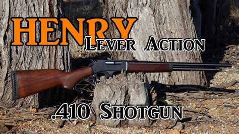 Henry Lever Action 410 Shot Gun Youtube