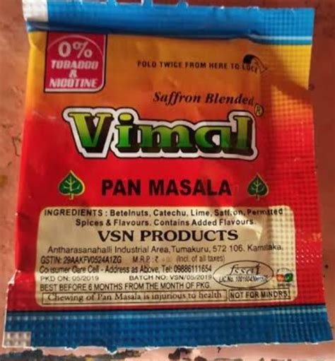 Rmd Pan Masala Price List In India Informacionpublicasvetgobgt