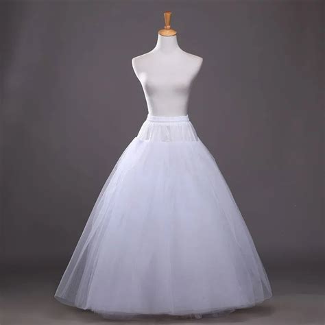 2017 Cheap Tulle Petticoats For Wedding Dress Crinoline Petticoat A