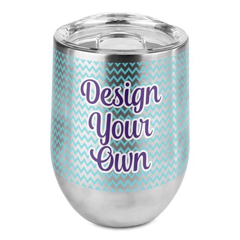 Design Your Own Stemless Wine Tumbler Full Print Youcustomizeit