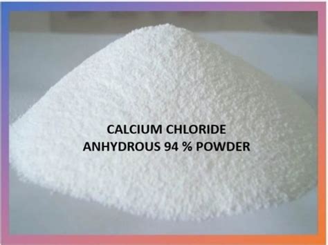 Technical Grade Purity 94 Calcium Chloride Anhydrous Powder Bag 50