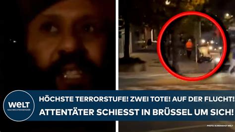 BRÜSSEL Höchste Terrorstufe Zwei Tote Attentäter aus Tunesien