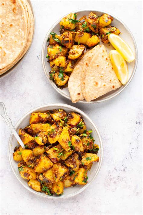 Dry Aloo Sabzi Aloo Ki Sukhi Sabzi Indian Ambrosia