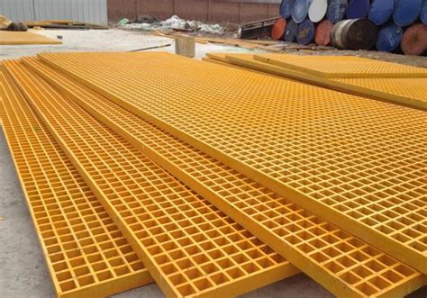 FRP GRP Grating Fiberglass Pultruded Grating Pultruded Profiles High