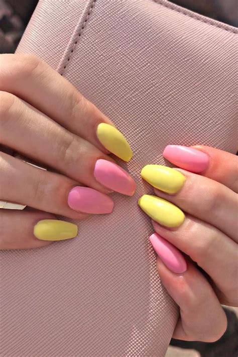 55 Elegant Multicolor Nails For Spring You Will Love Nails Beautiful