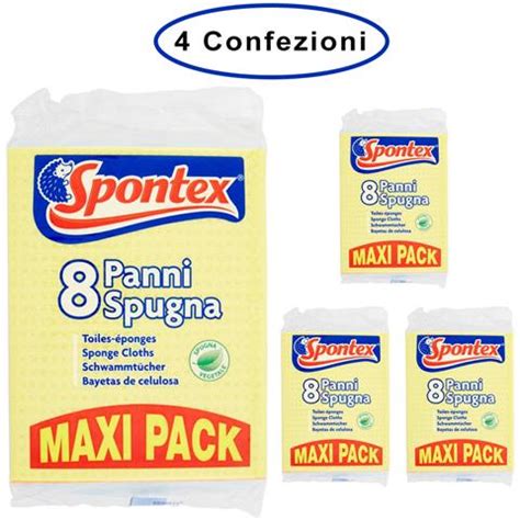 Spontex Panni Spugna Super Assorbenti Super Assorbenti Confezioni