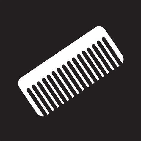 comb icon symbol sign 649232 Vector Art at Vecteezy