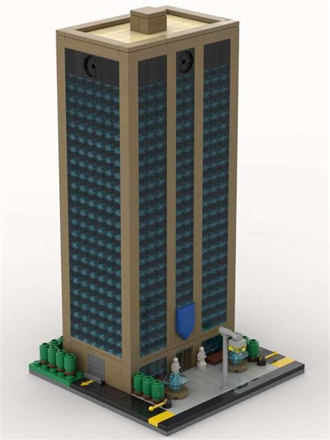 LEGO MOC Modular Office Building #05 by meregt | Rebrickable - Build ...