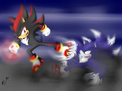 Sonic Werehog Vs Shadow 123 By Alice Werehog On Deviantart