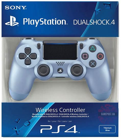 Joystick Dualshock 4 V2 Titanium Blue Nuevo Playtec Games