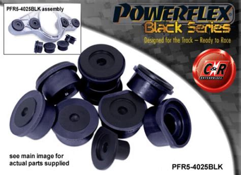 Powerflex Black Rr Diff Fr Bushes For BMW 4 Series M4 2014 PFR5