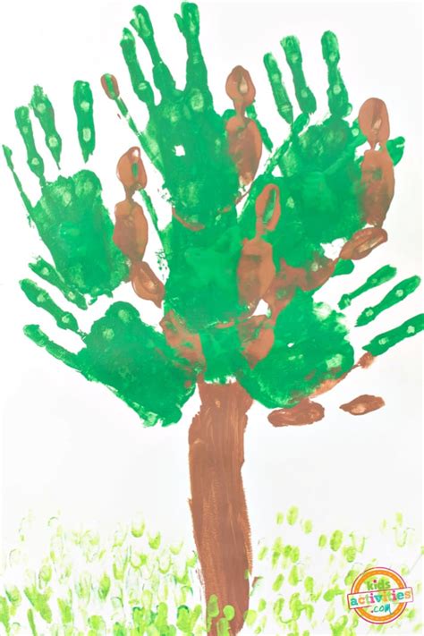 Fall Handprint Tree