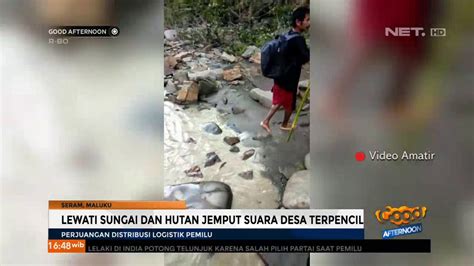 Perjuangan Distribusi Logistik Pemilu Di Desa Terpencil YouTube