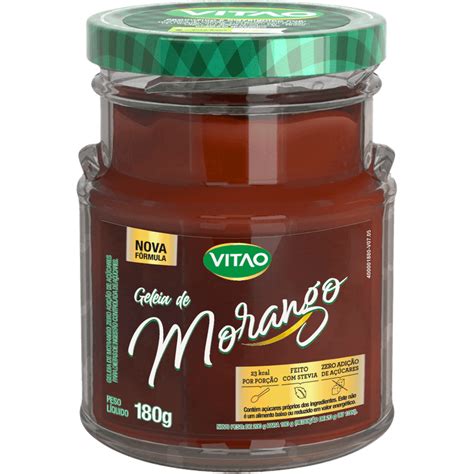 Geléia de morango zero Vitao 01 un Fique Bem Mercado Saudável