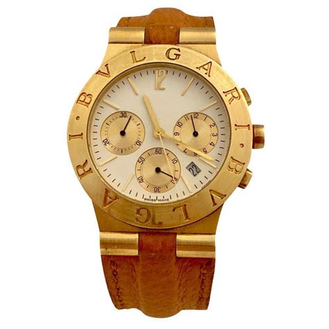 Introducir Imagen Bulgari Diagono Chronograph Gold Abzlocal Mx