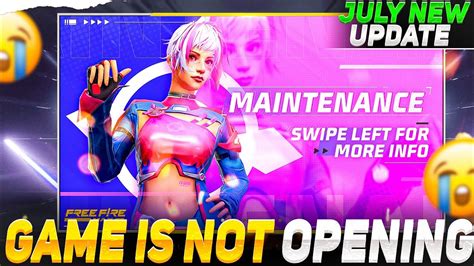 Ob Update Free Fire Ll July New Update Ll Why Game Is Not Opening