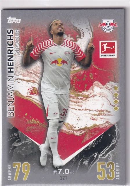 TOPPS 2023 2024 MATCH Attax Bundesliga 23 24 Mappa No 221 Benjamin