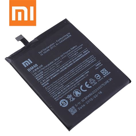 Original Hone Battery For Mi Note Battery