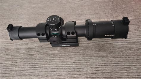 TRUGLO TRU BRITE 1 6X24 DUAL COLOR ILLUMINATED MIL DOT RETICLE SCOPE