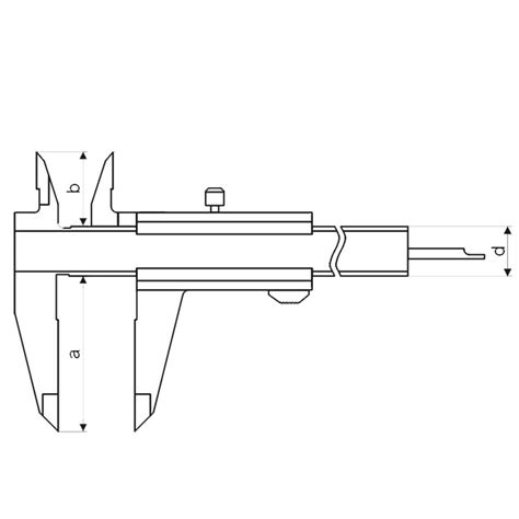 Eugen Buob AG Pied à coulisse de poche 150mm