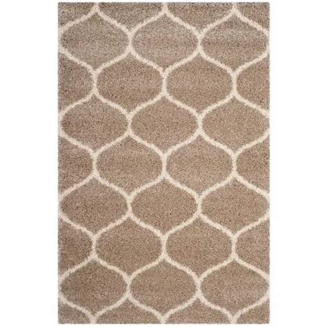 Microfibre Square Bhadohi Shaggy Carpet Fur Rug For Home Hotel And