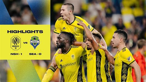 HIGHLIGHTS Nashville SC 1 0 Seattle Sounders FC YouTube