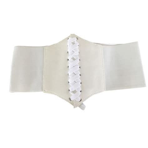 CEINTURE Ceinture Corset Large En Cuir Pu Pour Femmes Ceinture