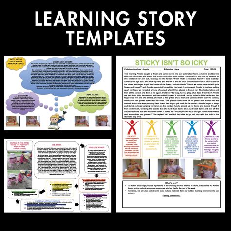 Learning Story Templates – Curriculum Kids