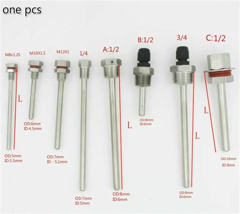 Thermowell Thermocouple Length L L Mm Thread M X