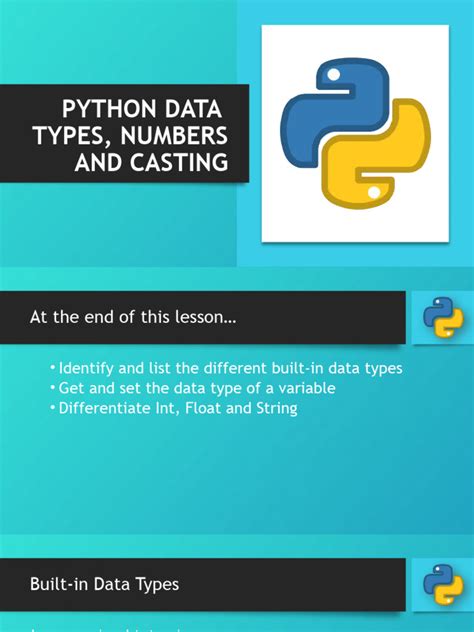 3 Data Types And Numbers Pdf Data Type Integer Computer Science