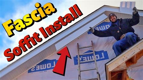 How To Install Soffit And Fascia In The Peak Of The Roof Youtube