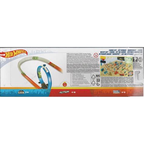 HOT WHEELS TRACK BUILDER CURVE KIT FPF