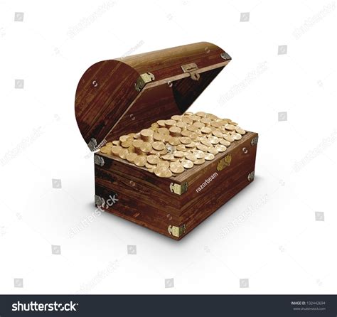 Treasure Chest Gold Coins Stock Photo 132442694 | Shutterstock