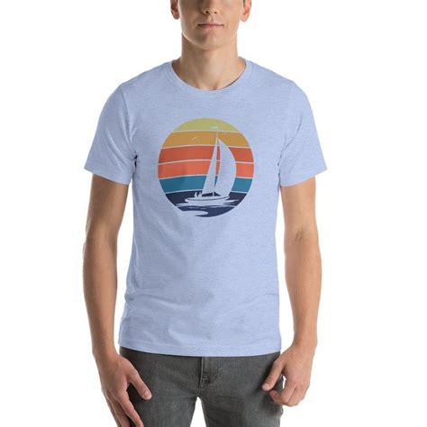 Sailing Tshirt Men S And Women S Sailboat Short Sleeve Unisex T Shirt