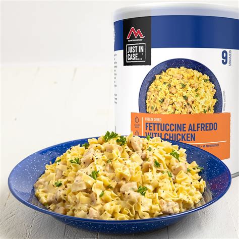 Mountain House Fettuccine Alfredo Con Pollo Lata Alimentos De