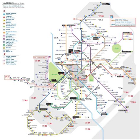 Mapa Metro Y Cercanias Madrid Actualizado Marzo 2024