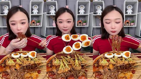 Asmr Mukbang Chinese Food 먹방 Asmr 중국먹방양갈비양대창양뇌삼겹살고기 Mukbang Eat