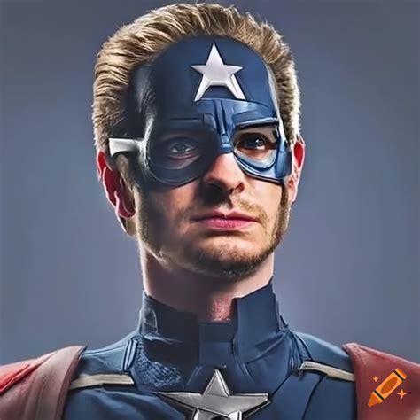 Andrew Garfield Dressed As Captain America On Craiyon