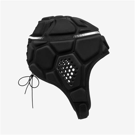 Adult Rugby Scrum Cap R500 Black Offload Decathlon