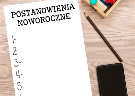 Postanowienia noworoczne dla uczniów klas 1 3