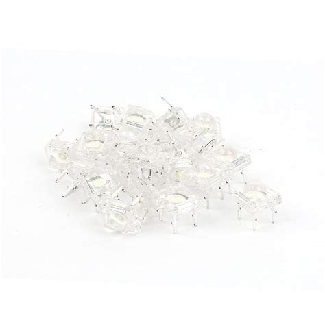 Buy NEW LON0167 20 Pcs 5mm 4Pin Dome Piranha Super f-lux LED Bulb White ...