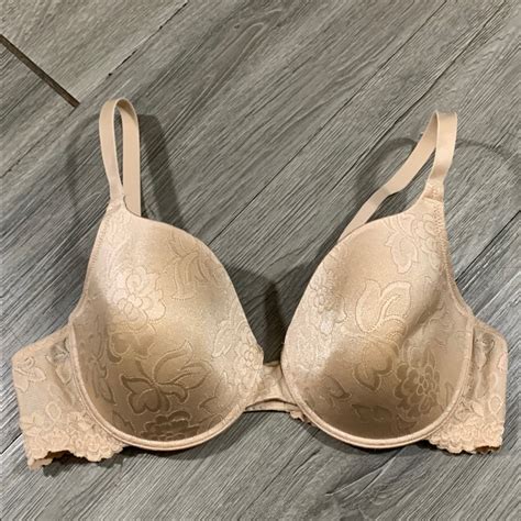 Wacoal Molded Cup Undewire Nude Beige Bra Size D Gem