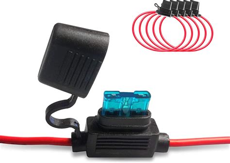 Amazon MGI SpeedWare 14AWG Inline Fuse Holder Harness With 15AMP