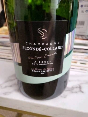 Second Collard Le Blanc De Noirs Brut Champagne Grand Cru Bouzy